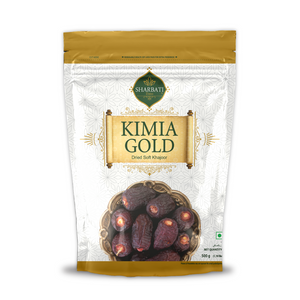 Kimia Gold Dates 500g pouch with soft, sweet dates packed fresh for daily eating, healthy snacking, and natural energy support.