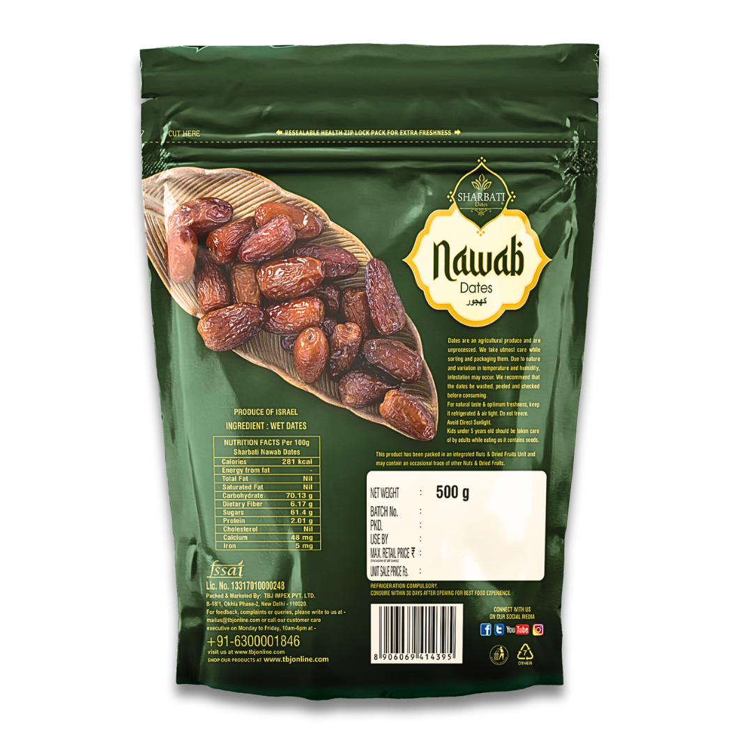 Nawab Dates - 500g