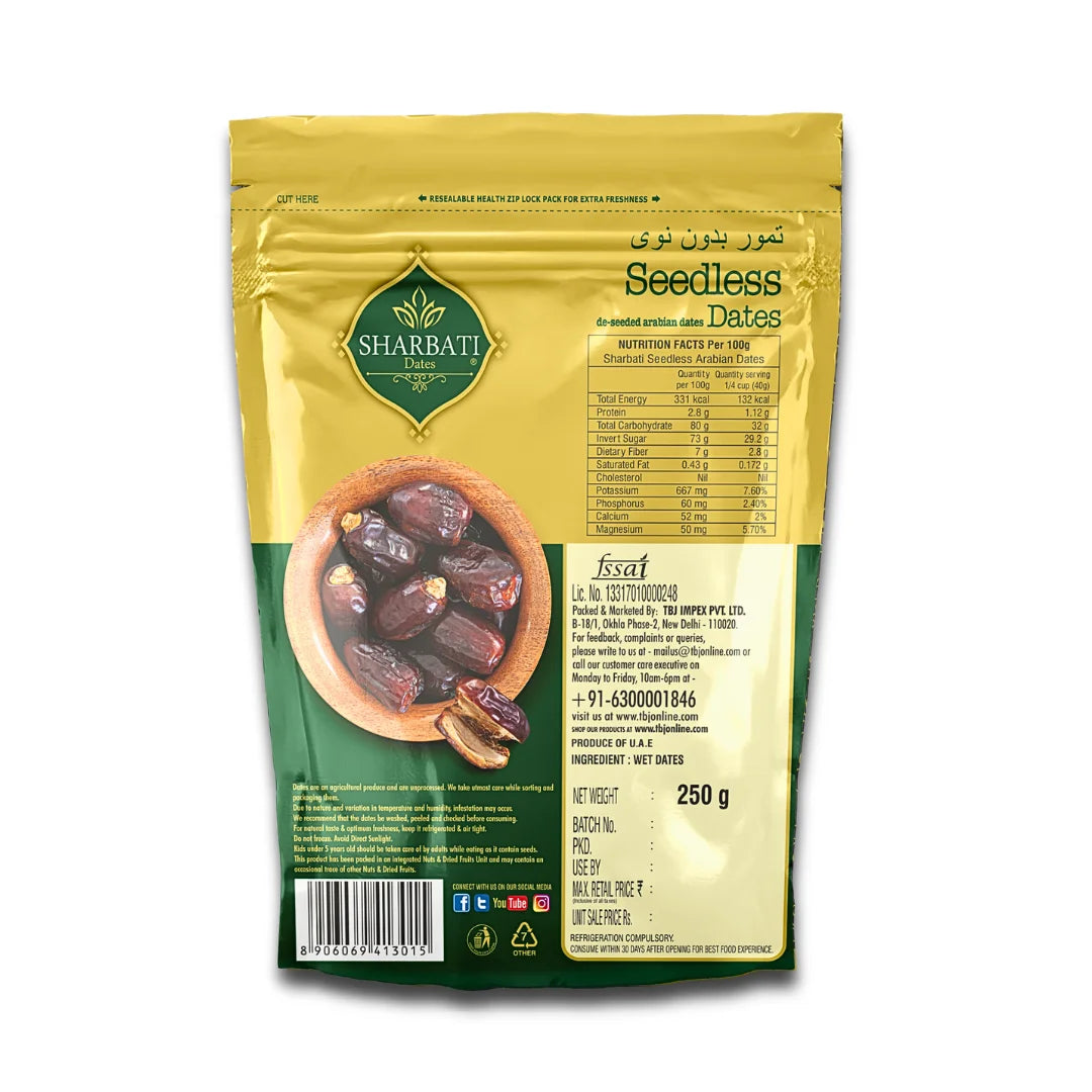 Seedless Dates - 250g